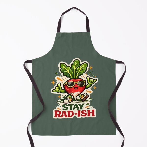 Item preview, Stay Rad-Ish – Funny Radish Gardening Pun Cute Vegetable Vintage Design designed and sold by KAM-KAM-STORE.
