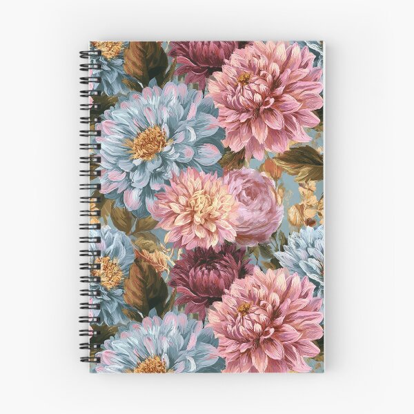 Item preview, Unique Dahlias Flower  - Botanical Garden Pattern  - Baby Shower Gifts designed and sold by RoyalStarsPatts.