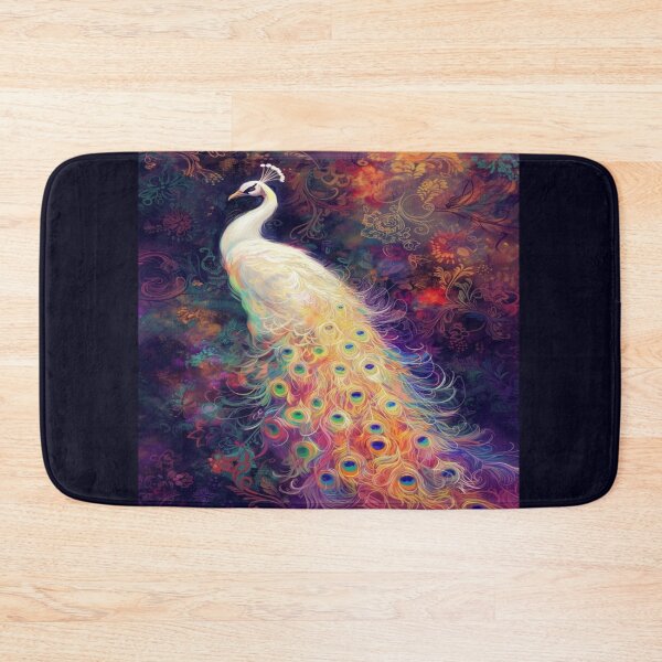 Item preview, Elegant Peacock Ornate Background Artwork  designed and sold by NivyasArtistry.