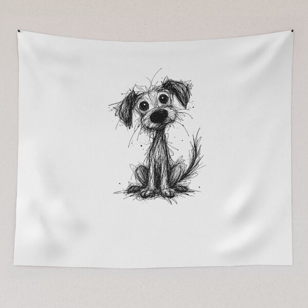 Item preview, Scribble Dog Sketch designed and sold by TomTeee15.