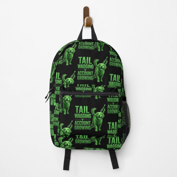 Item preview, Tail Wagging Account Growing Dog Trader Design designed and sold by PipForgeStudio .