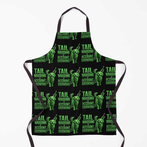Item preview, Tail Wagging Account Growing Dog Trader Design designed and sold by PipForgeStudio .