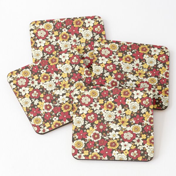 Item preview, Retro Floral Pattern designed and sold by QuirkyFreq.