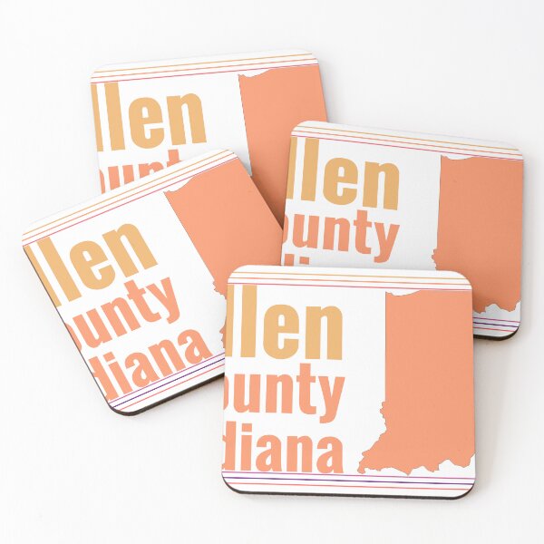 Item preview, Allen County Indiana Highlighted on State Map designed and sold by TheIconSmith.