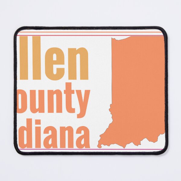 Item preview, Allen County Indiana Highlighted on State Map designed and sold by TheIconSmith.