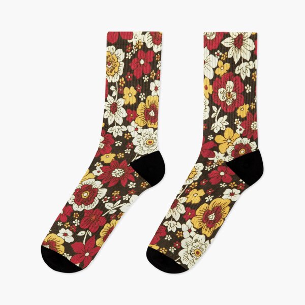 Item preview, Retro Floral Pattern designed and sold by QuirkyFreq.