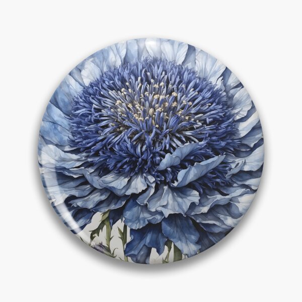 Item preview, Cornflower Watercolor Painting designed and sold by RawNaturePrints.