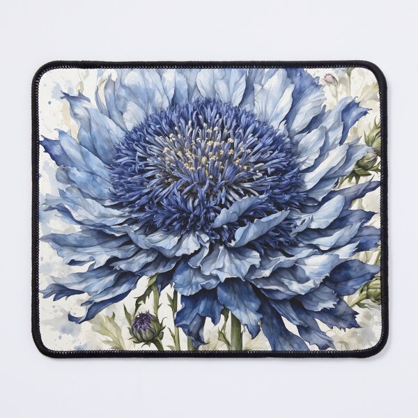 Item preview, Cornflower Watercolor Painting designed and sold by RawNaturePrints.