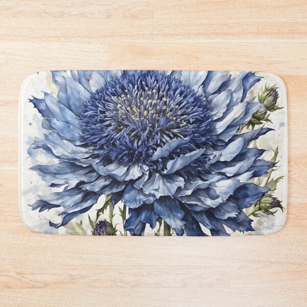 Item preview, Cornflower Watercolor Painting designed and sold by RawNaturePrints.