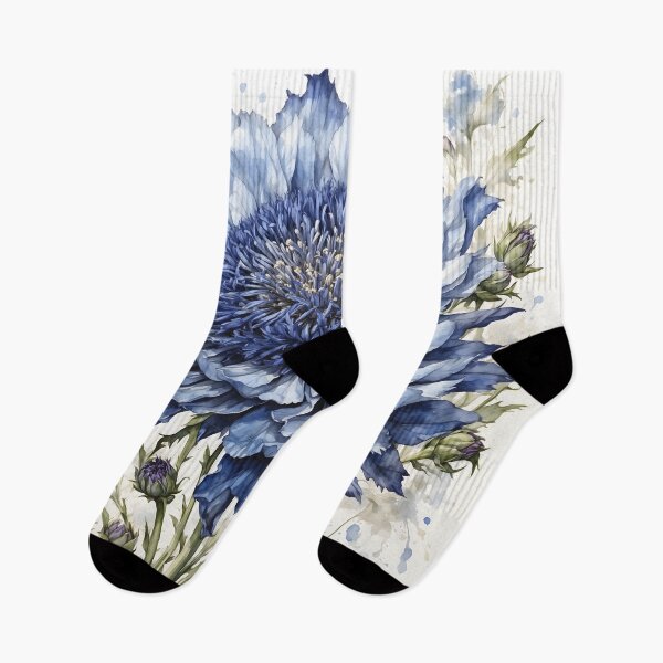Item preview, Cornflower Watercolor Painting designed and sold by RawNaturePrints.