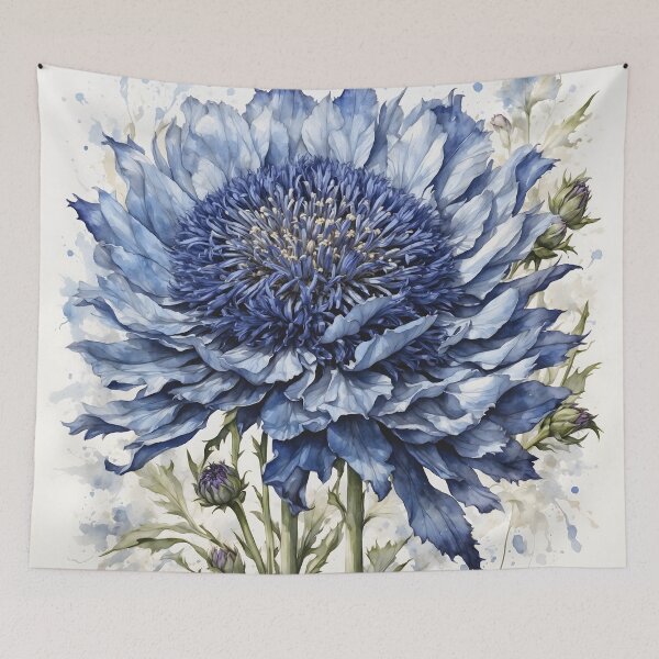 Item preview, Cornflower Watercolor Painting designed and sold by RawNaturePrints.