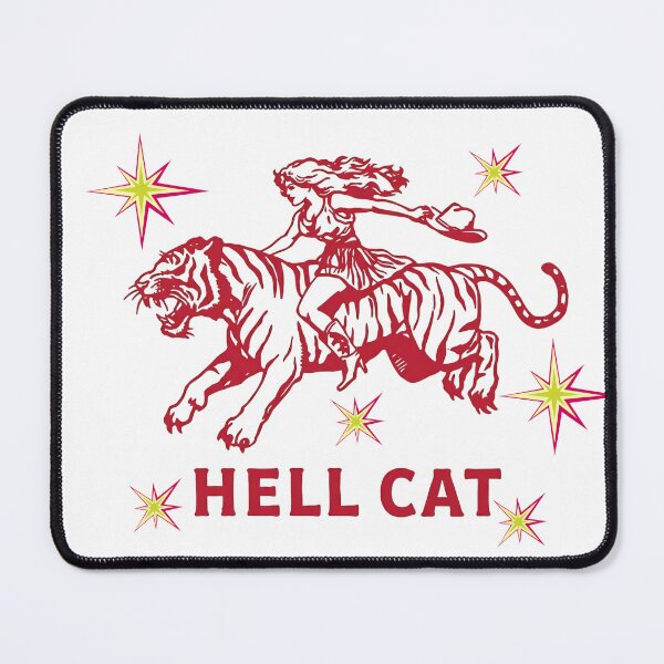 Item preview, Vintage Cowgirl Hell Cat T-Shirt - Retro Cowgirl Western Shirt - Aesthetic Tee - Tiger Shirt - Funny Trendy Shirt - Gift for Her or Him designed and sold by ezuldeen48.