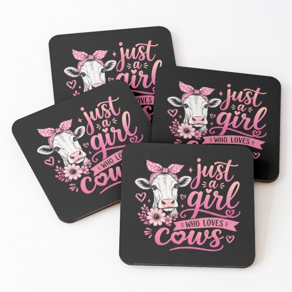 Item preview, Just A Girl Who Loves Cows Farmer Women Livestock Cattle Country designed and sold by HumansStuck12.