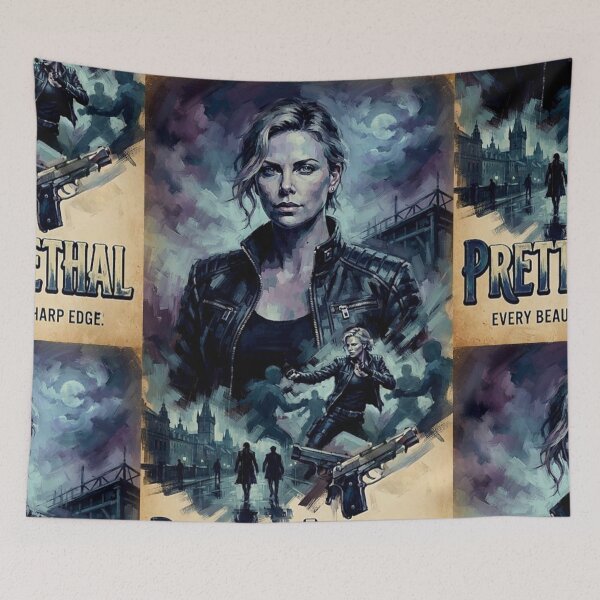 Item preview, Pretty Lethal Fine Art Tribute designed and sold by Art's Diner.