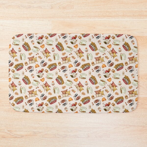 Item preview, Cozy Autumn Coffee Pastry Aesthetic Artwork designed and sold by Chromaovo.