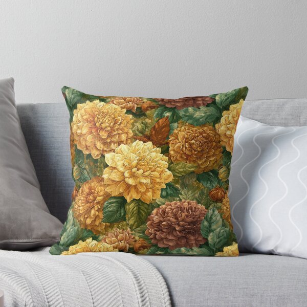 Item preview, Fresh Dahlias Flower - Hawaiian Flower Pattern  - Best Friend Gifts designed and sold by RoyalStarsPatts.