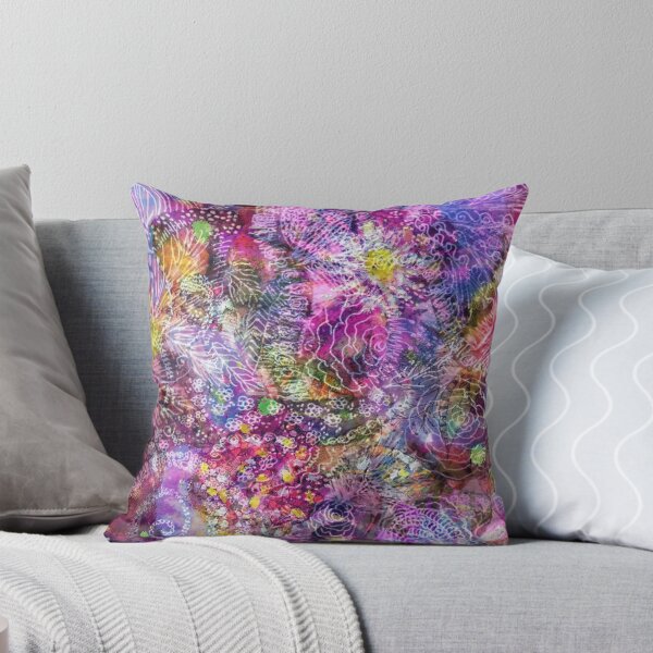 Item preview, Mixed Media Abstract Doodle Garden designed and sold by Kimberly Sells Studio.