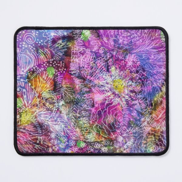 Item preview, Mixed Media Abstract Doodle Garden designed and sold by Kimberly Sells Studio.