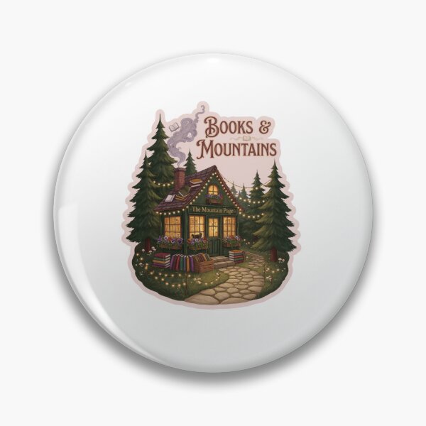 Artikelvorschau, Mountain Bookshop Sticker Souvenir Sommerausgabe entworfen und verkauft von Imaginarium of Chaos falcon88 .