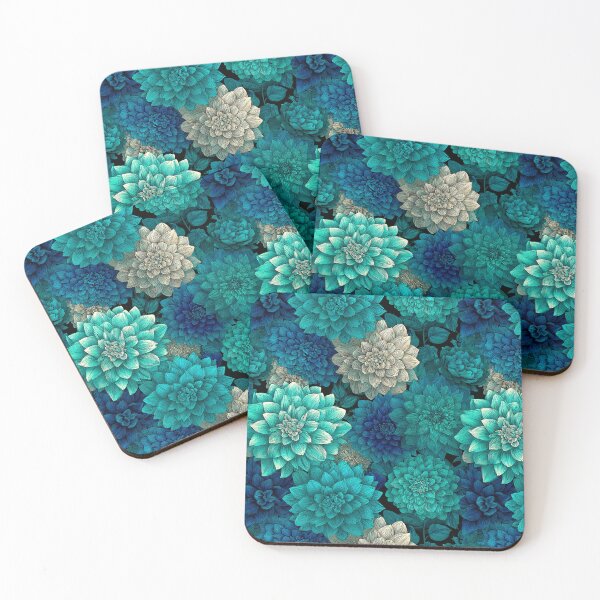 Item preview, Elegant Dahlias  - Flower Garden Pattern  - Best Gifts For Men designed and sold by RoyalStarsPatts.