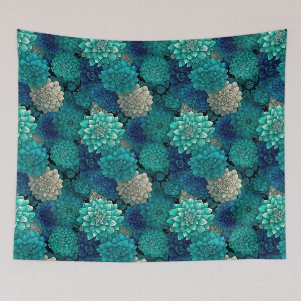 Item preview, Elegant Dahlias  - Flower Garden Pattern  - Best Gifts For Men designed and sold by RoyalStarsPatts.