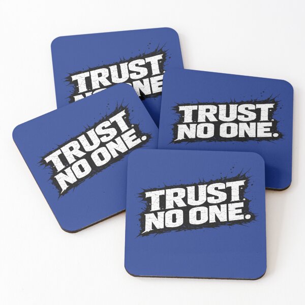 Item preview, Trust No One | Bold Typography Design designed and sold by VasiArtLab.