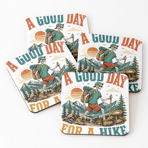 Item preview, A Good Day For A Hike Outdoor Adventure Hiker Nature Lover designed and sold by SkeletonsDanger.