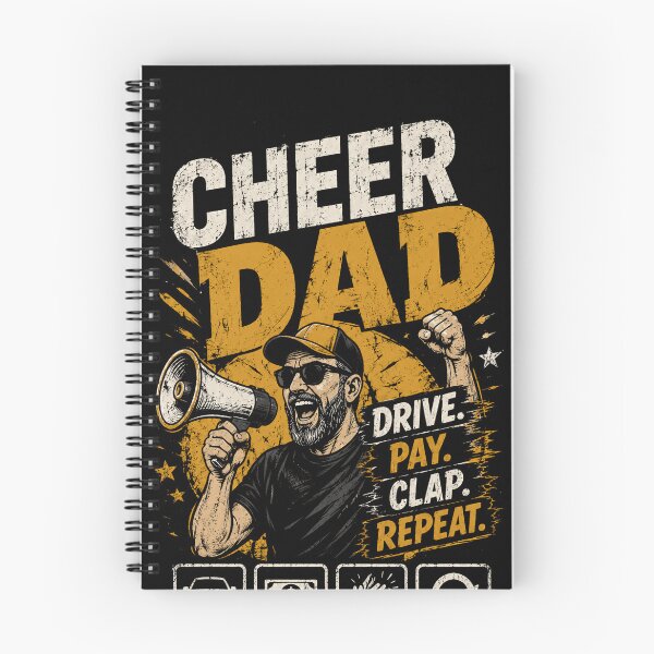 Item preview, Cheer Dad Drive Pay Clap Repeat Cheerleading Father Sports Parent designed and sold by HumansStuck12.