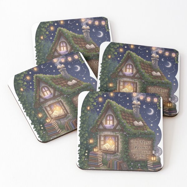 Item preview, Enchanted Reading Cottage Sticker Souvenir Summer Edition designed and sold by Imaginarium of Chaos falcon88 .