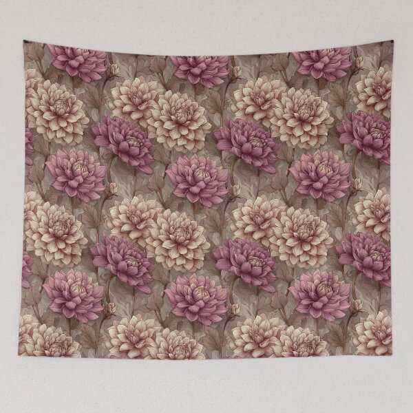 Item preview, Elegant Dahlias Texture  - Botanical Garden Pattern  - Best Gifts For Mom designed and sold by RoyalStarsPatts.