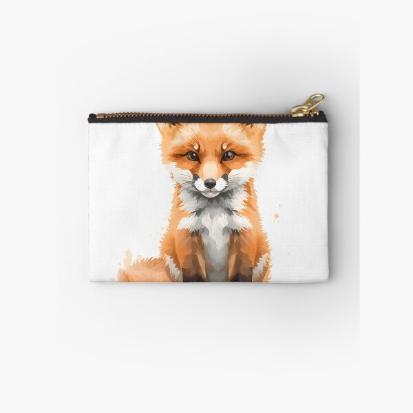 Item preview, Baby Fox Cub Watercolor Painting designed and sold by RawNaturePrints.