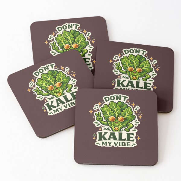 Item preview, Don't Kale My Vibe – Funny Kale Pun Cute Gardening Vintage Design designed and sold by KAM-KAM-STORE.