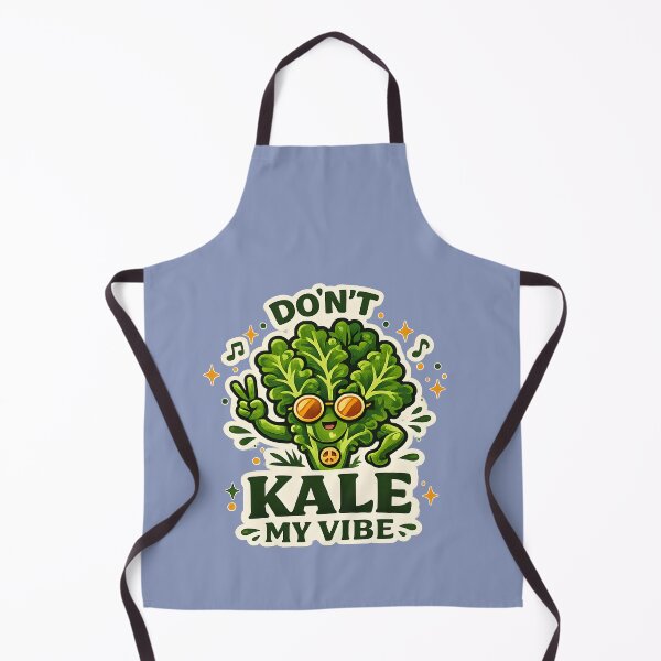 Item preview, Don't Kale My Vibe – Funny Kale Pun Cute Gardening Vintage Design designed and sold by KAM-KAM-STORE.
