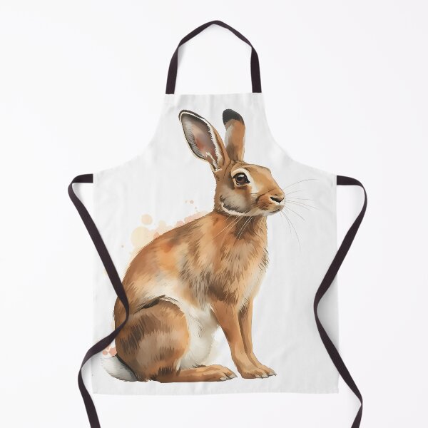 Item preview, Brown Hare Watercolor Painting designed and sold by RawNaturePrints.