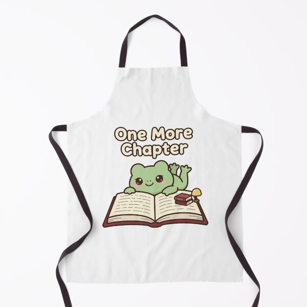 Item preview, One More Chapter Cute Reading Frog | Teeny Quities designed and sold by Teeny Quities.