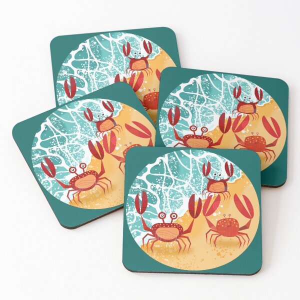Item preview, Crabs on Sunny Beach designed and sold by Andrew  Hitchen.