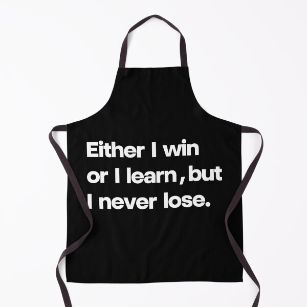 Item preview, Either I Win or I Learn Motivational Quote Design designed and sold by Word Fever.