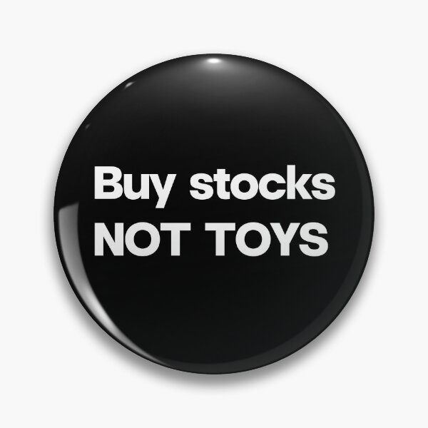 Item preview, Buy Stocks Not Toys Funny Finance Quote Design designed and sold by Word Fever.