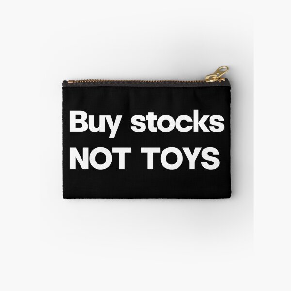Item preview, Buy Stocks Not Toys Funny Finance Quote Design designed and sold by Word Fever.