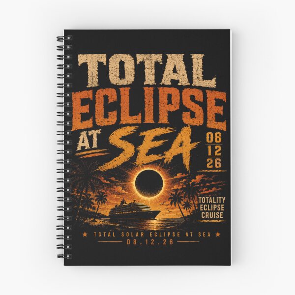 Item preview, Total Eclipse At Sea 2026 Solar Eclipse Cruise Chaser designed and sold by HumansStuck12.