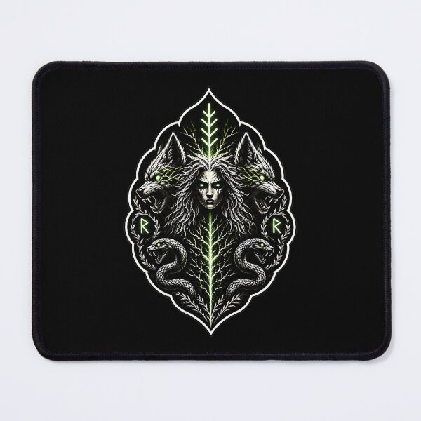 Item preview, "Loki's Children Norse Rune Sigil | Viking Mythology Wall Art" designed and sold by Umbra666.