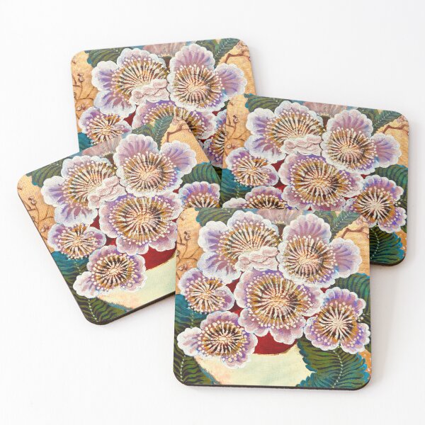 Item preview, Exotic floral hand painted art designed and sold by Leanne  Nowell.