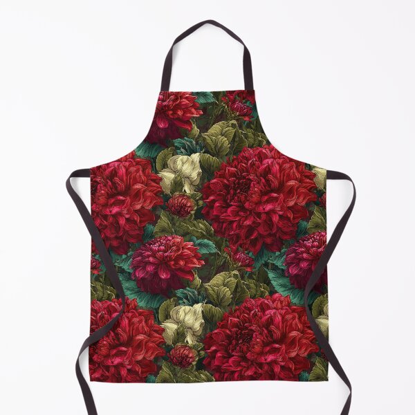 Item preview, Classic Dahlias Print  - Birth Flower Pattern  - Birthday Gift Ideas designed and sold by RoyalStarsPatts.