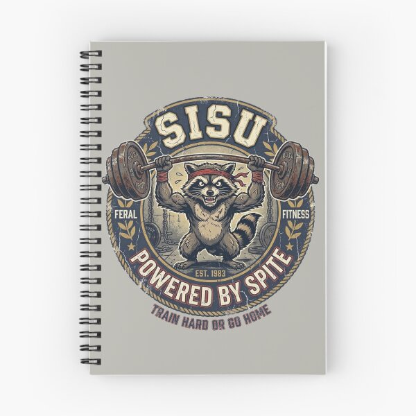 Item preview, Sisu Raccoon - Unhinged Persistence Gym designed and sold by SisuPrintsCo.