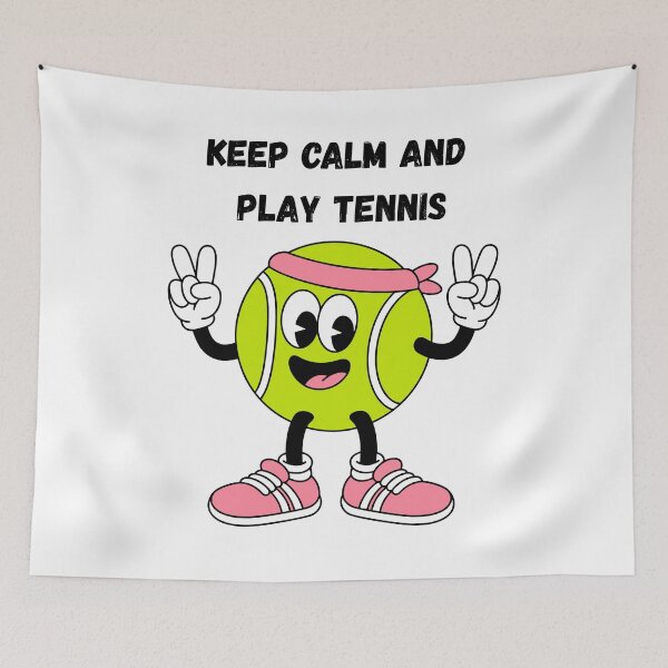 Item preview, Retro Vintage Tennis Ball Mascot - Cute 30s Cartoon Character designed and sold by Pani Kara.