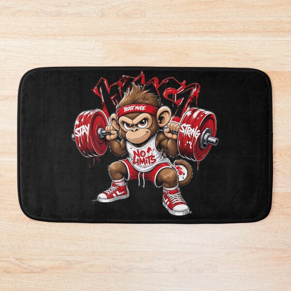 Item preview, Beast Mode On | Graffiti Monkey Gym designed and sold by MamaHome.