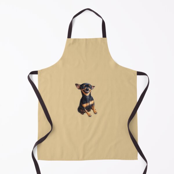 Item preview, Tiny Dog Big Smile – Funny Chihuahua Sticker designed and sold by CROFTARTS.