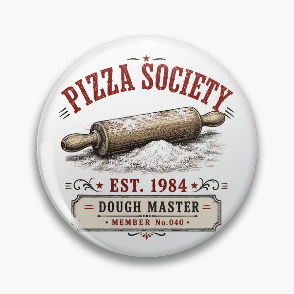 Item preview, Pizza Society | Rolling Pin | Baking Gift designed and sold by Mikoff04-arts.