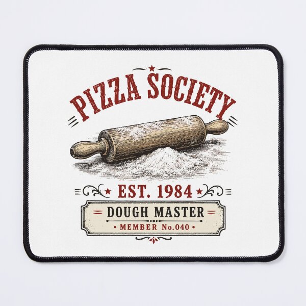 Item preview, Pizza Society | Rolling Pin | Baking Gift designed and sold by Mikoff04-arts.