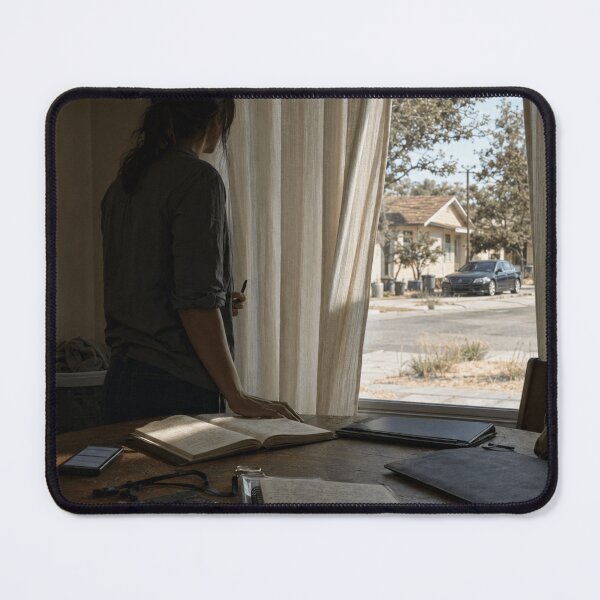 Item preview, Unmarked Car Outside the Window | Suburban Surveillance Horror Sci-Fi Art designed and sold by Element Horizon Studio.